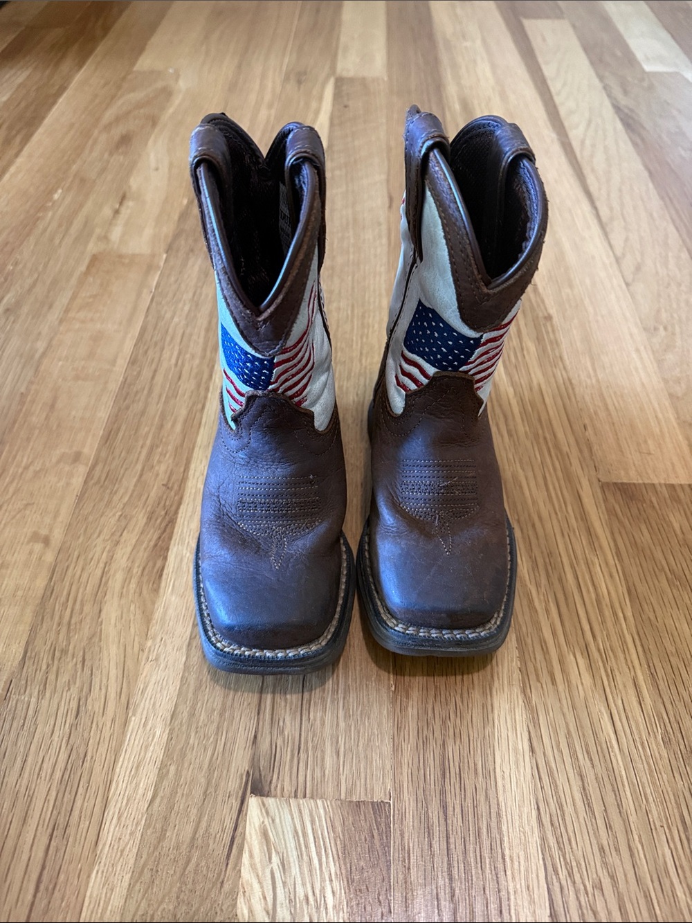 Durango Brown Cowboy Western Boots- toddler size 8